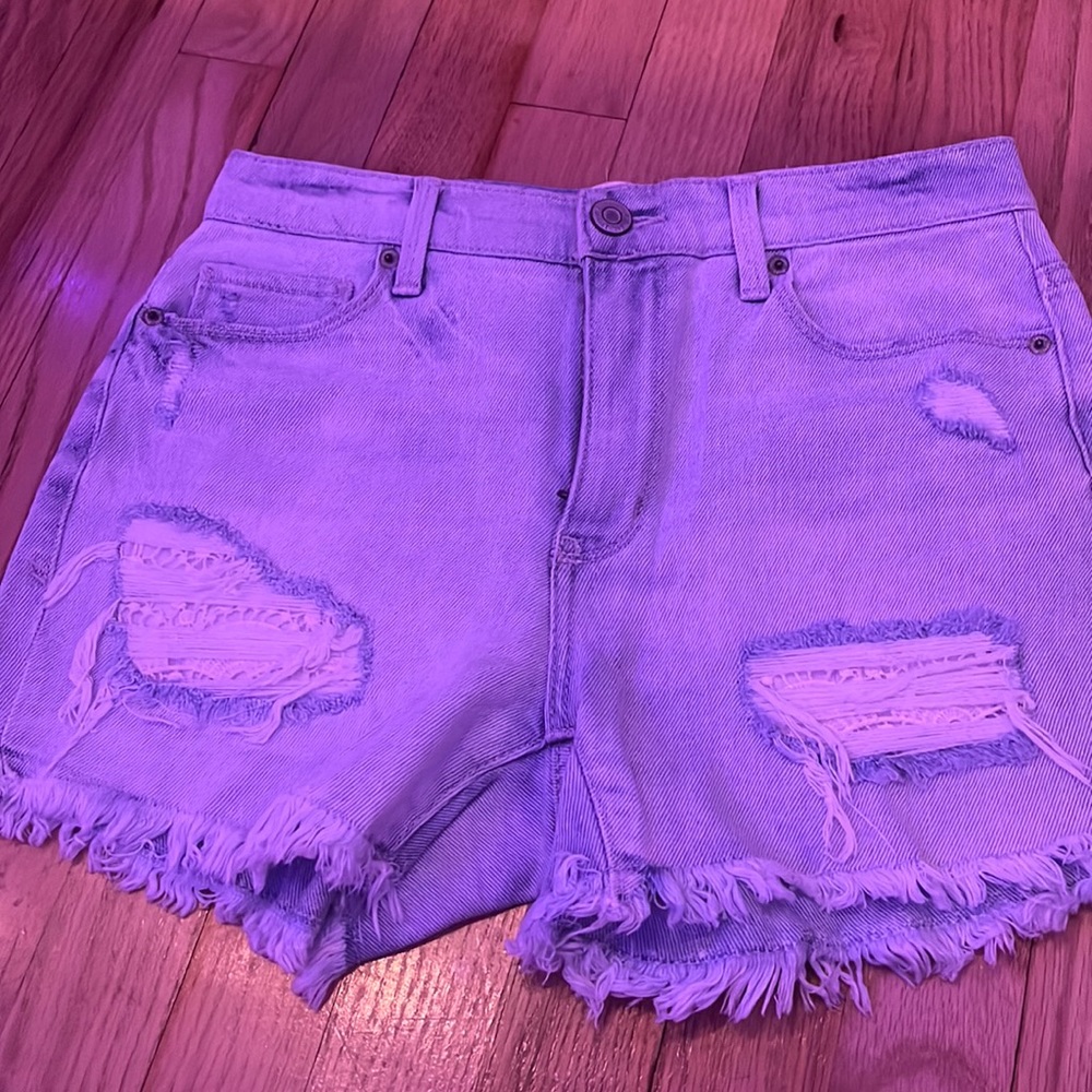 mudd lace ripped shorts